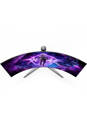 TFT 44.5" AOC AG456UCZD, OLED WQHD, 240Hz, 0,3ms, 2xHDMI, DP, USB-C, USB-hub, HAS, чорной