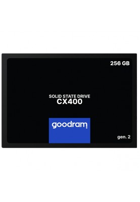 SSD 256Gb GoodRAM CX400 2.5" SATA III 3D NAND, Retail