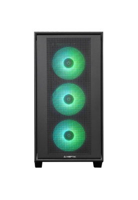 Корпус Chieftec HUNTER 3 GS-03B-OP 4x120mm A-RGB, USB-C, E-ATX, без БЖ, Black