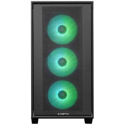 Корпус Chieftec HUNTER 3 GS-03B-OP 4x120mm A-RGB, USB-C, E-ATX, без БЖ, Black