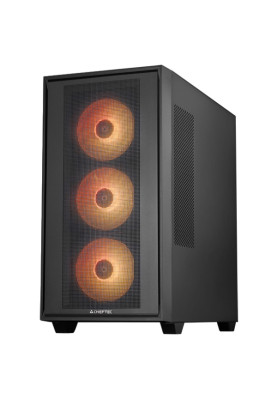 Корпус Chieftec HUNTER 3 GS-03B-OP 4x120mm A-RGB, USB-C, E-ATX, без БЖ, Black
