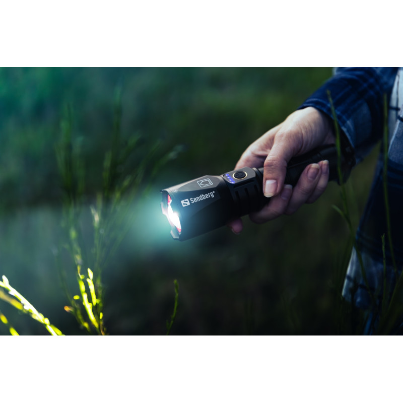 Ліхтарик-повербанк Sandberg Survivor Torch Powerbank 5000 mAh XHP160LED USB-C 18w