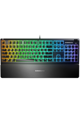 Клавіатура ігрова SteelSeries Apex 3 UA Whisper keys RGB