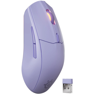 Мишка SteelSeries Rival 3 Gen 2 Wireless, RGB, Lavender Мишка SteelSeries Rival 3 Gen 2 Wireless, RGB, Lavender