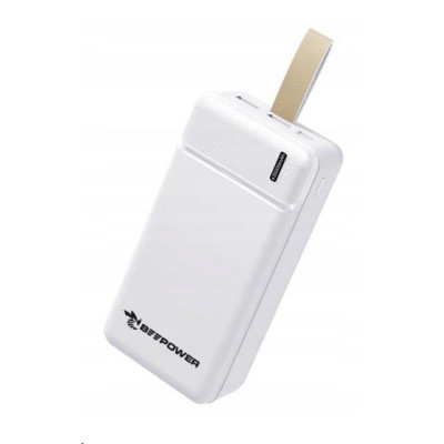 УМБ BeePower 30000 mAh, 2.1A USB-C/Micro USB IN + 2 x USB3.0 біла