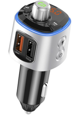 автомобільний FM-трансміттер Aspiring Wave 1 LED/Bluetooth/MicroSD/DSP/QC3.0