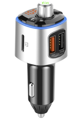 автомобільний FM-трансміттер Aspiring Wave 1 LED/Bluetooth/MicroSD/DSP/QC3.0