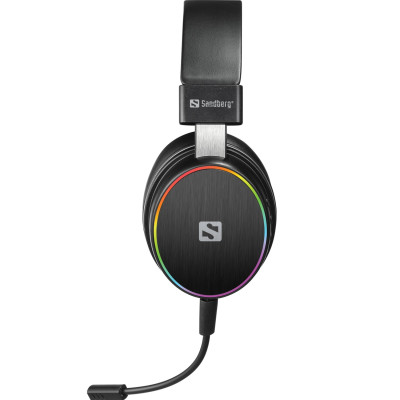 Ігрова гарнітура Sandberg HeroBlaster Bluetooth Led Headset Black Ігрова гарнітура Sandberg HeroBlaster Bluetooth Led Headset Black