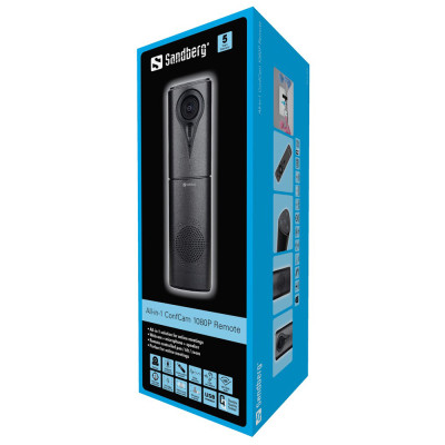 Веб-камера Sandberg All-in-1 ConfCam 1080P Remote конференц-камера Веб-камера Sandberg All-in-1 ConfCam 1080P Remote конференц-камера