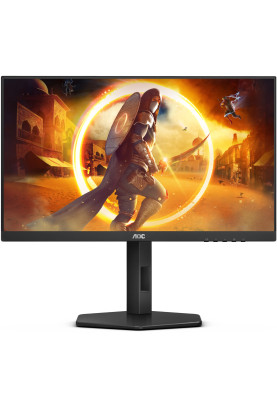 TFT 23.8" AOC 24G4X, IPS, 180Гц, 1мс, 2xHDMI, DP, HAS, Pivot, колонки, чорний