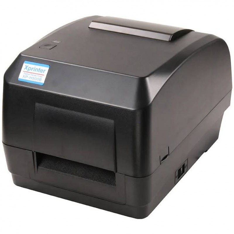 Друкарка штрих-кодів Xprinter XP-H500B (термотрансфер, 127мм/с, стрічка 118мм, 203 DPI, USB,чорний)