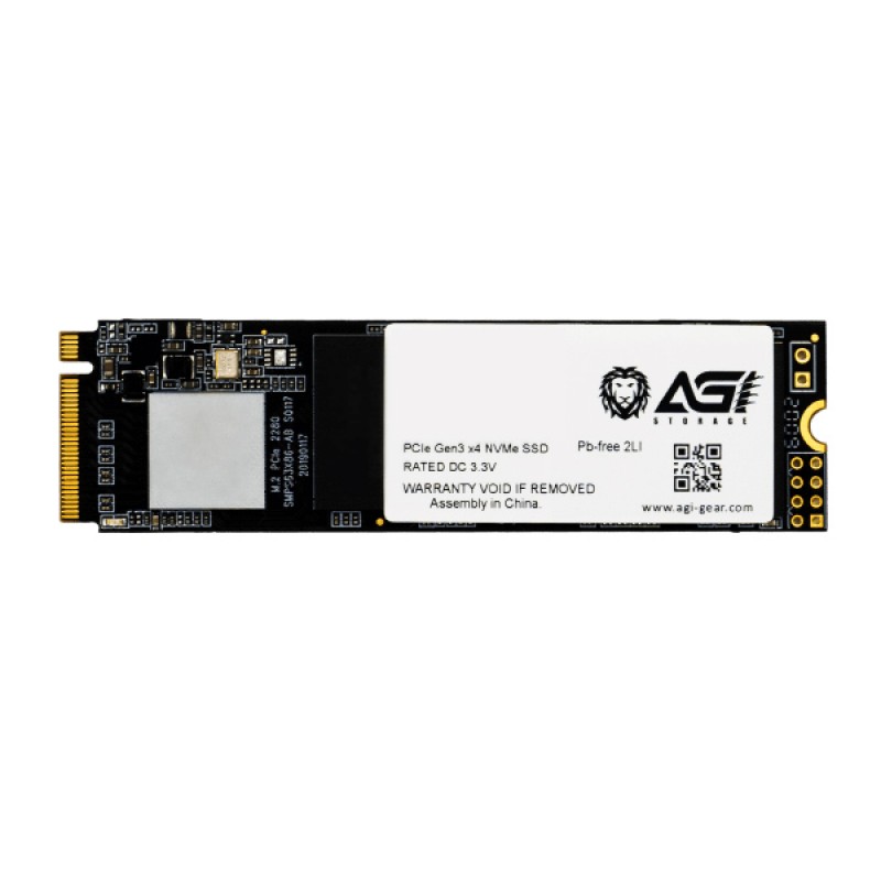 Накопичувач SSD 512GB AGI AI198 M.2 2280 PCIe Gen 3x4 NVMe TLC, Retail