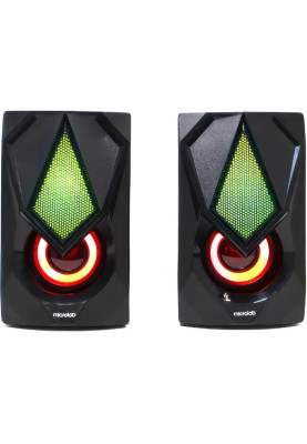 Акустична система 2.0 Microlab B-25 LED 6W чорна
