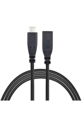 Кабель-подовжувач USB3.1 Type-C M - Type-C F 1.0 м Gen2, 20 Gbps, 4K 60Hz, 100W 5A