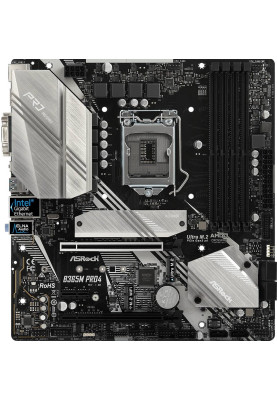 ASRock B365M PRO4/REF (1151/B365, 4*DDR4, 2xPCIex16,1xPCIex1,2xM.2,6xSATAІІІ, GLan, mATX)