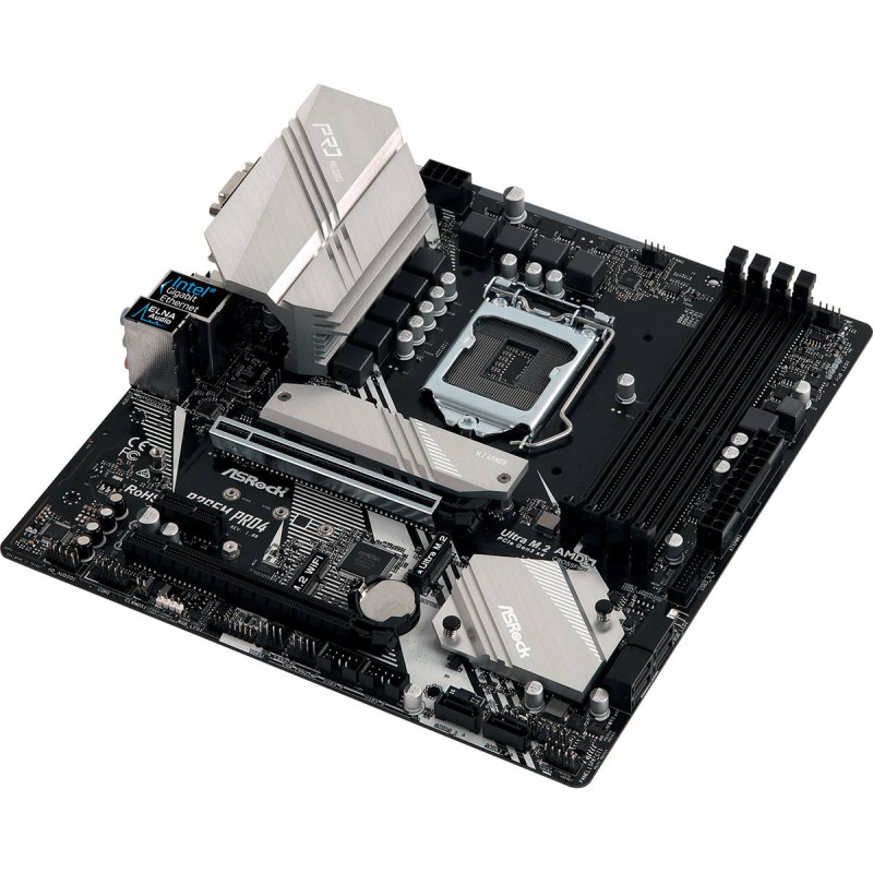 ASRock B365M PRO4/REF (1151/B365, 4*DDR4, 2xPCIex16,1xPCIex1,2xM.2,6xSATAІІІ, GLan, mATX)