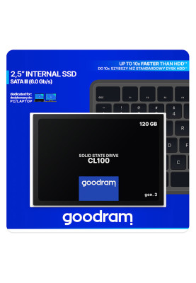 SSD 120Gb GoodRAM CL100 SATA III 2.5" TLC, Retail