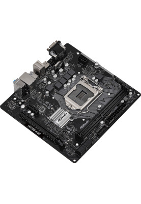 Материнська плата ASRock H470M-HVS (1200/H470, 2*DDR4, PCIex16, HDMI/VGA, 4xSATAІІІ, RAID, GLan, 7.1ch, mATX)