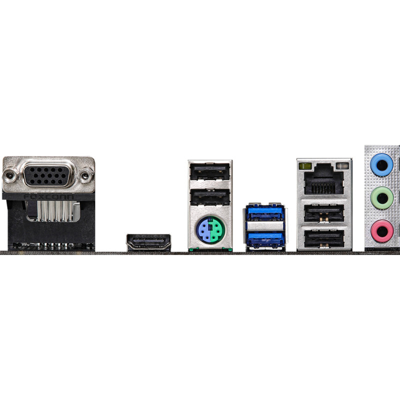 Материнська плата ASRock H470M-HVS (1200/H470, 2*DDR4, PCIex16, HDMI/VGA, 4xSATAІІІ, RAID, GLan, 7.1ch, mATX)