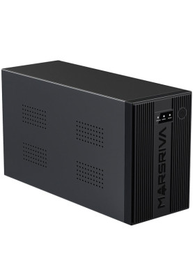 ДБЖ Marsriva MR-UF1200, 1200ВА/720Вт, Line-Interactive, LED version, 3хSchuko, 2*12V/9Ah