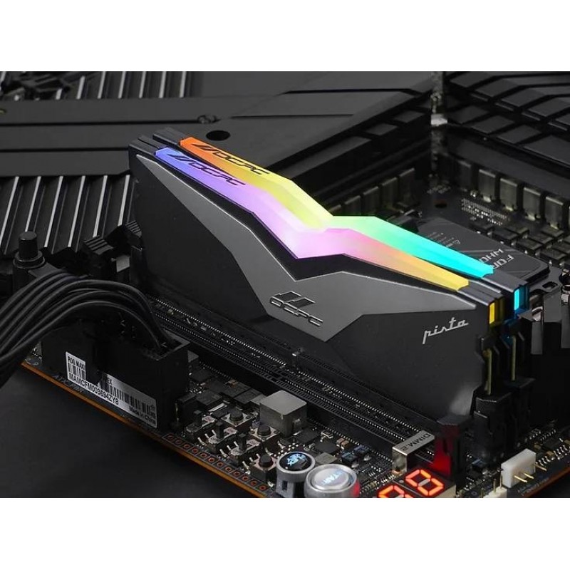 DDR5 64Gb 6000MHz (2*32Gb) OCPC PISTA RGB C40 Titan, Retail Kit