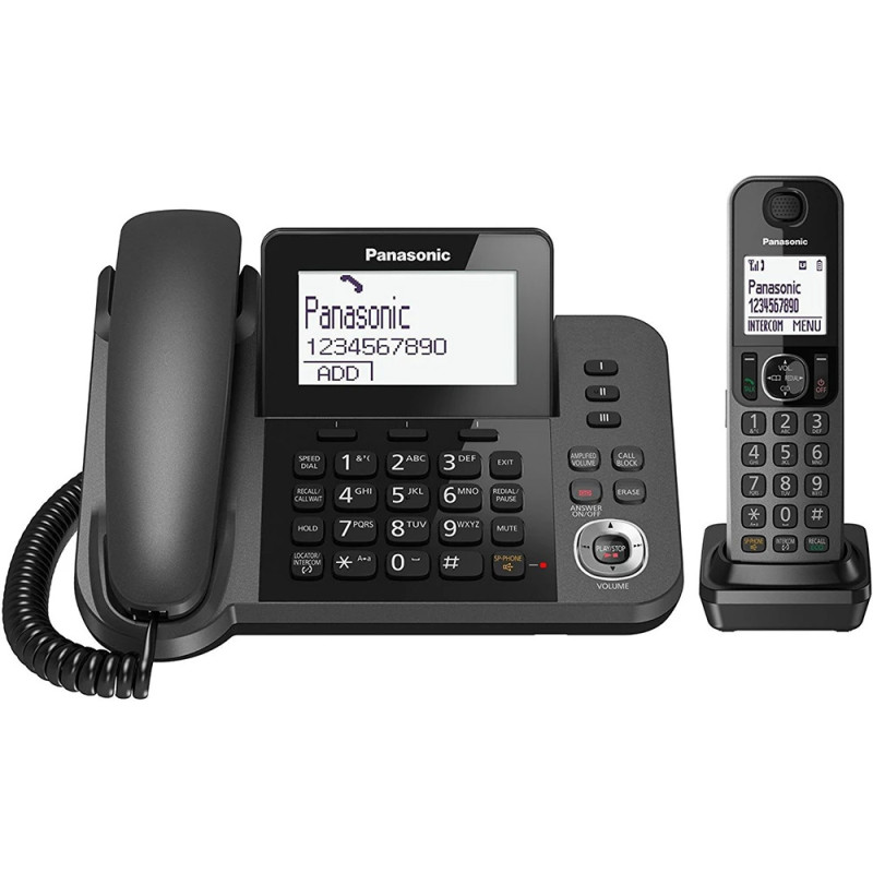 Радіотелефон DECT Panasonic  KX-TGF320UCM Black