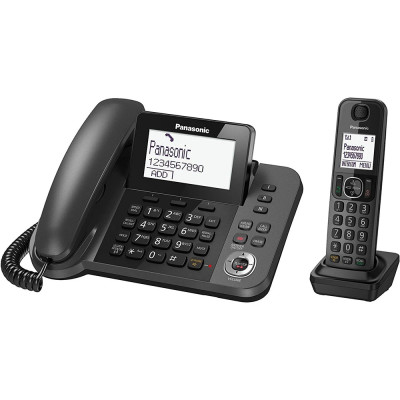 Радіотелефон DECT Panasonic  KX-TGF320UCM Black