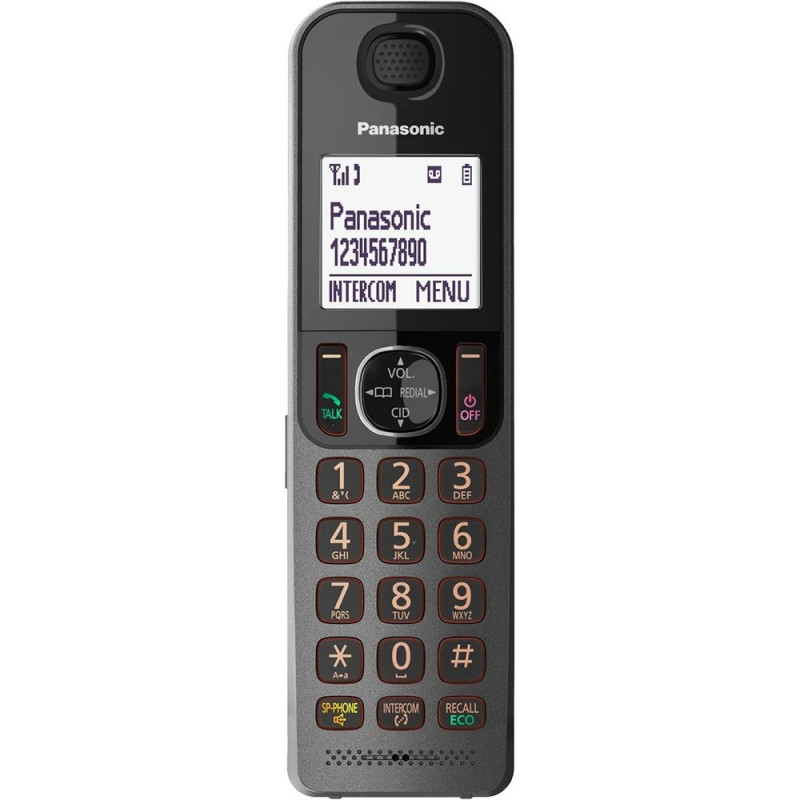 Радіотелефон DECT Panasonic  KX-TGF320UCM Black