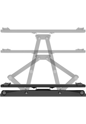 Кронштейн для ТВ AGN AGN70-442P з поворотом/два коліна/32"-70"/40 кг/max.VESA 400x400/Black