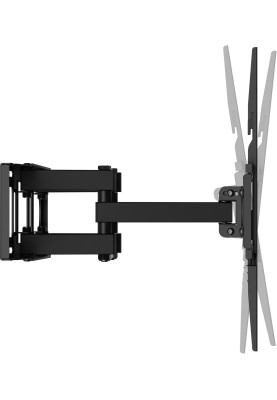 Кронштейн для ТВ AGN AGN70-442P з поворотом/два коліна/32"-70"/40 кг/max.VESA 400x400/Black