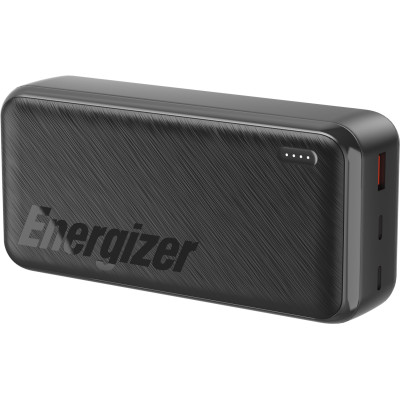 УМБ Energizer 30000mAh 22.5W PD, USB-А, 2хUSB-C Black УМБ Energizer 30000mAh 22.5W PD, USB-А, 2хUSB-C Black