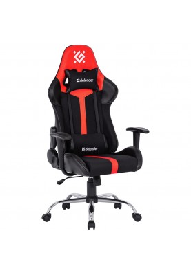 Крісло ігрове Defender Racer поліуретан, 60мм, Black/Red
