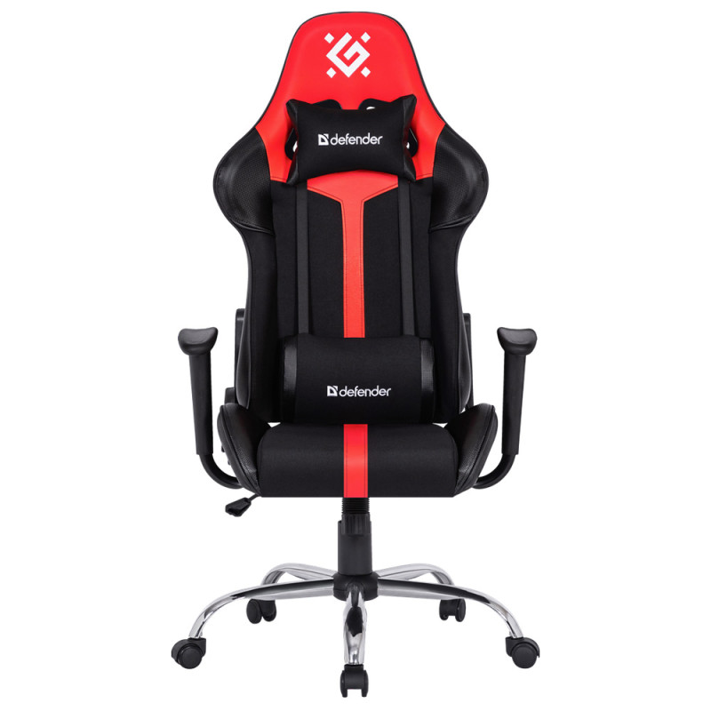 Крісло ігрове Defender Racer поліуретан, 60мм, Black/Red