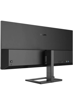 TFT 34" Philips 346E2LAE, WQHD, VA, 100Hz, 1,0ms, HDMI, DP, USB-C, USB-hub, HAS, колонки, чорний
