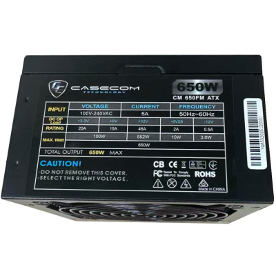 БЖ 650W Casecom, 120mm, Modular, Box БЖ 650W Casecom, 120mm, Modular, Box