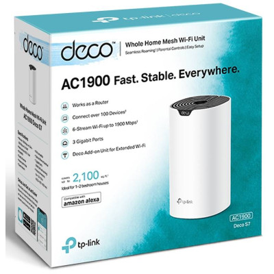 Система WiFi TP-LINK Deco S7 2 pcs, AC1900 3xGE LAN/WAN MU-MIMO MESH