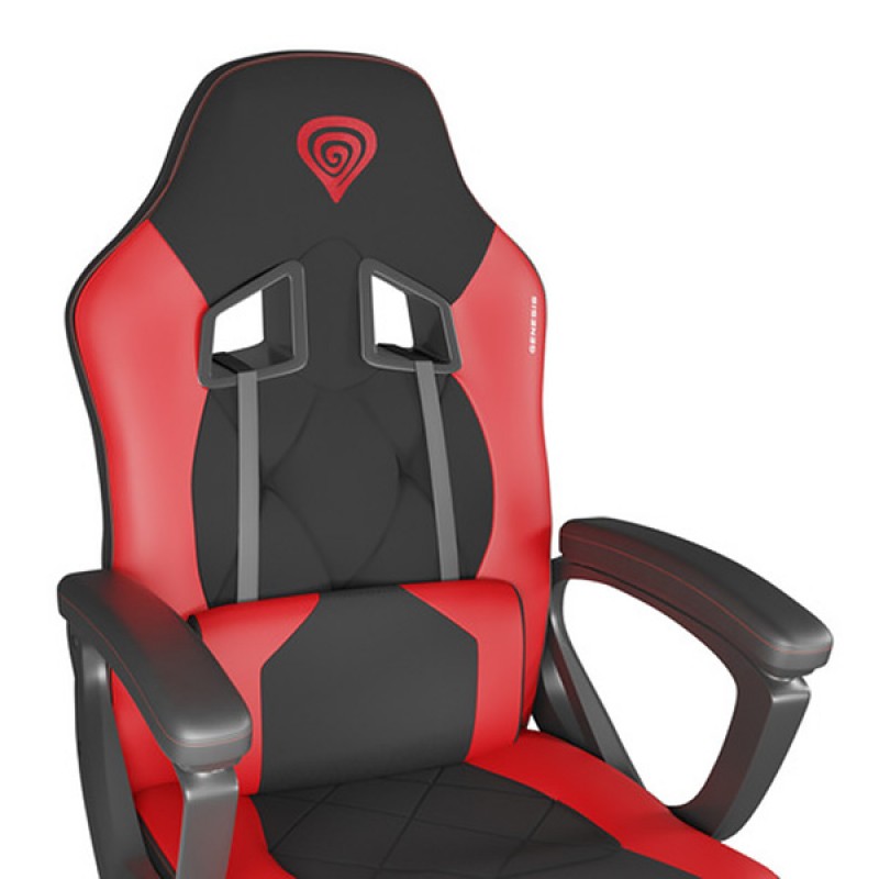 Крісло ігрове Gaming Chair Genesis Nitro 330 (Sx33), 50мм, Black-Red