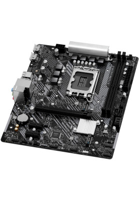 ASRock B760M-H2/M.2 (1700/B760, 2*DDR5, 1xPCIex16, 4xSATAІІІ, 2xM.2, GLan, 7.1ch, mATX)