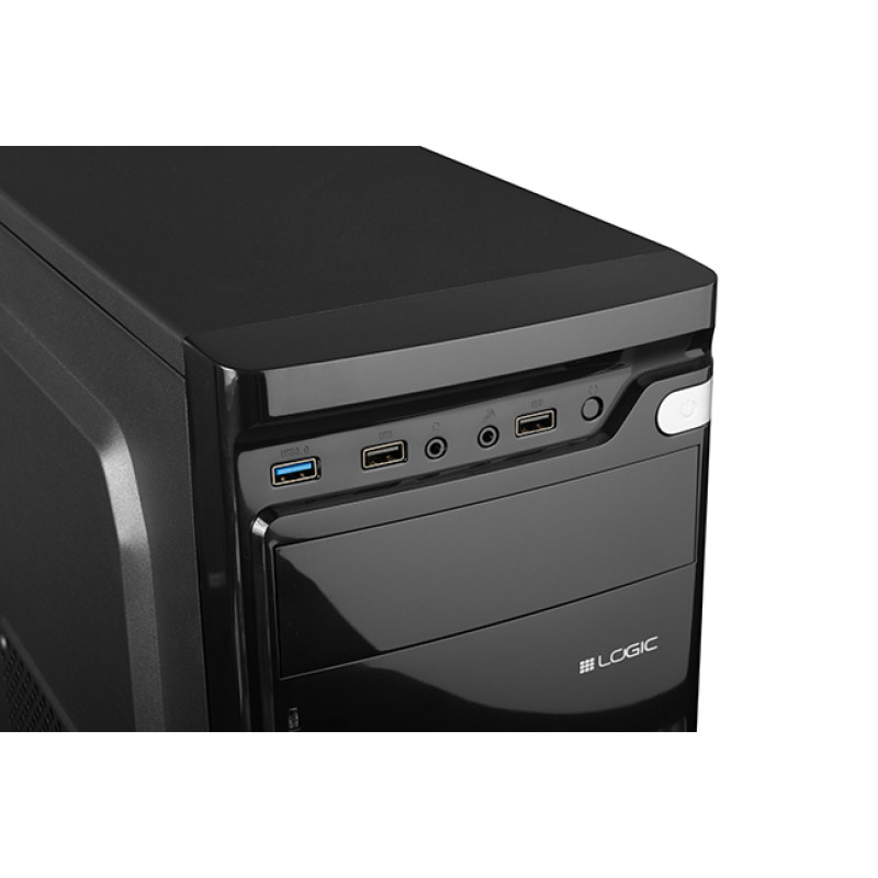 Корпус LogicConcept K1 USB 3.0 BLACK без БЖ ATX