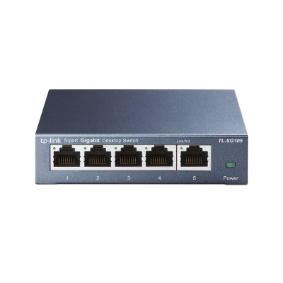 Комутатор TP-Link TL-SG105, 5 портів 10/100/1000 Мбіт/с