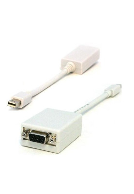 Перехідник mini DisplayPort M --> VGA F білий