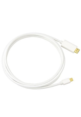Кабель Mini DisplayPort - HDMI M/M 1.8м білий