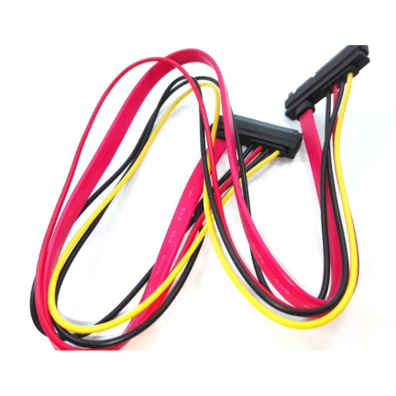 Кабель живлення для відеокарти (подовжувач)  SATA 7+15pin M/F, 0.3м