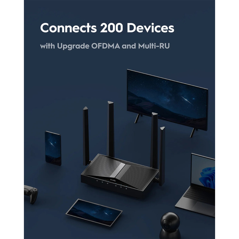 Маршрутизатор Cudy WR3600E, BE3600 Gigabit Wi-Fi 7 Router