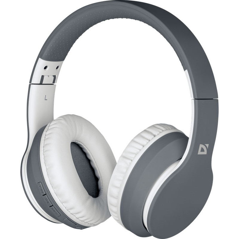 Навушники з мікрофоном Defender FreeMotion B580 Bluetooth, сірі