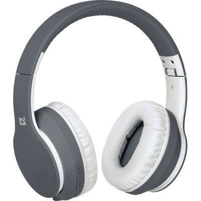 Навушники з мікрофоном Defender FreeMotion B580 Bluetooth, сірі