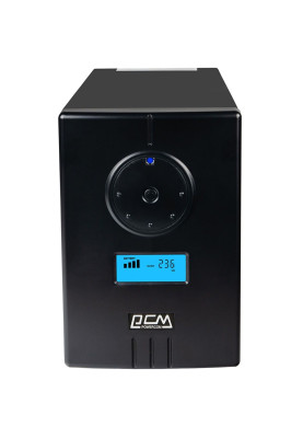 ДБЖ Powercom NF-1100AP LCD ІНВЕРТОР 1100VA/770W USB 2*Schuko, 15А, 24v/220v
