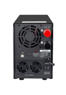 ДБЖ Powercom NF-1100AP LCD ІНВЕРТОР 1100VA/770W USB 2*Schuko, 15А, 24v/220v