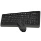 Комплект A4-Tech FG1010, USB, бездротовий, чорно-сірий