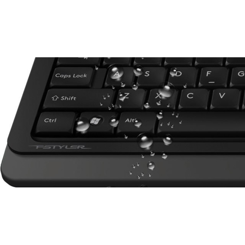 Комплект A4-Tech FG1010, USB, бездротовий, чорно-сірий